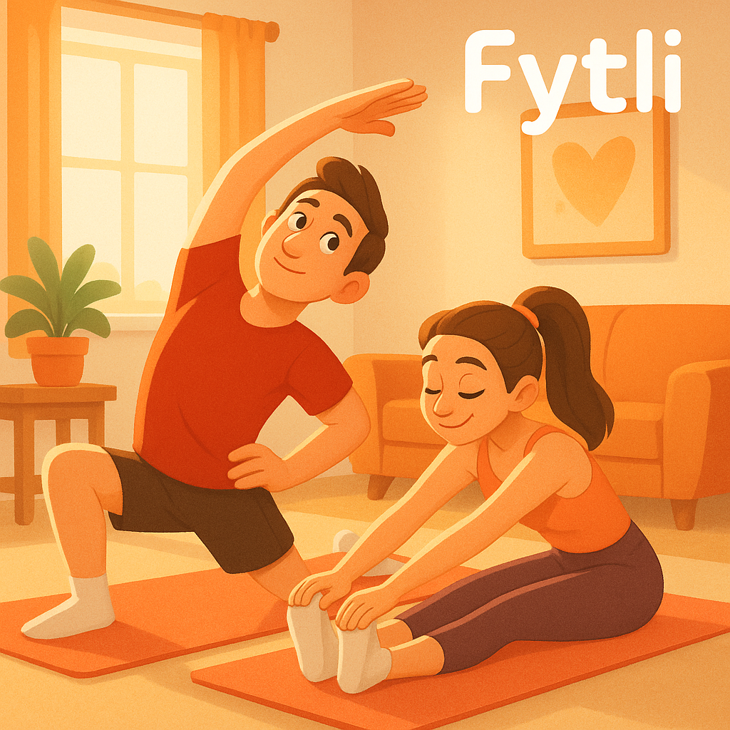 Couple qui s'étire - Fytli